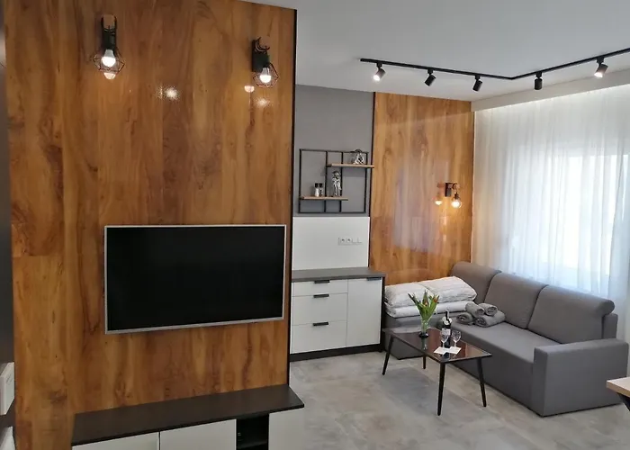 Noce W Jelonce - Nowoczesny Typu W Centrum Jeleniej G - Z Garazem Dla 1-4 Osob *